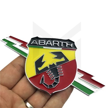 ЭМБЛЕМА FIAT ABARTH ЗНАК PUNTO STILO PANDA ALU