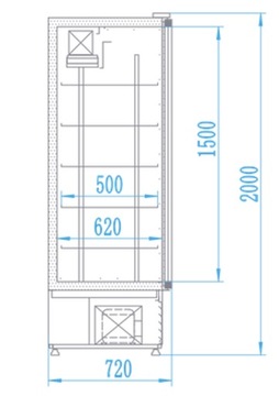 ХОЛОДИЛЬНЫЙ ШКАФ RAPA SCH-S 725 АКЦИЯ+БЕСПЛАТНО