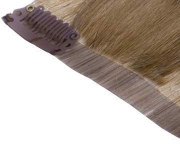 БЕСШОВНЫЕ натуральные волосы на клипсах, 30 см