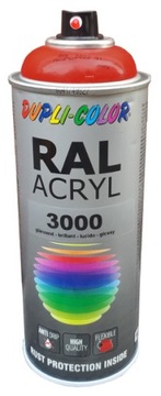 Dupli-color Lakier akrylowy połyskowy RAL 3000