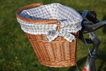 Корзина Wicker BIKE с защелкой + вставка 16 цветов