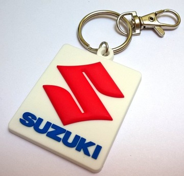 Брелок с логотипом Suzuki, резиновый брелок sx4