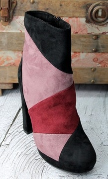 ЗАМШЕВЫЕ ЖЕНСКИЕ БОТИНКИ НА ПЛАТФОРМЕ