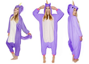 PRZEBRANIE KIGURUMI KIGU PIŻAMA DRES ONESIE R.S