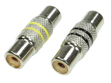 HOLLYWOOD RCA-FM ADAPTER DO PRZEDŁUŻENIA KABLA RCA CINCH
