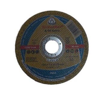 TARCZA DO CIĘCIA STALI METALU 125x1,0x22 A60 EXTRA