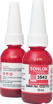 KLEJ SONLOK 3542 USZCZELNIACZ HYDRAULICZNY 10ml do gwintów śrub brązowy 542