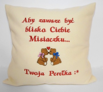 Poduszka z dedykacją prezent chłopaka dziewczyny !