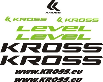 KROSS LEVEL naklejki rower 53-5G RÓŻNE KOLORY