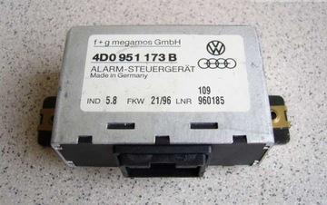 Sterownik Alarm Centralka alarmu Audi 4D0951173B