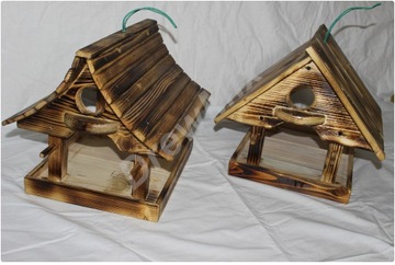 Большая деревянная кормушка XXL для зимующих птиц