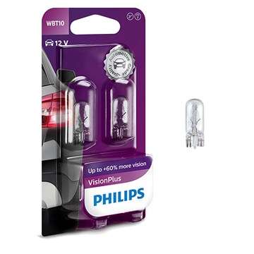 Philips Żarówki WBT10 VisionPlus +60% Światła