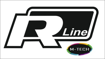 Naklejka na auto R LINE R-LINE rozmiar 15x15