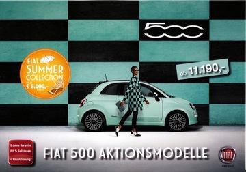 Fiat 500 S PopStar i Lounge prospekt 2016 Austria