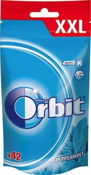 GUMA DO ŻUCIA ORBIT PEPERMINT TORBA XXL - 42 SZT.