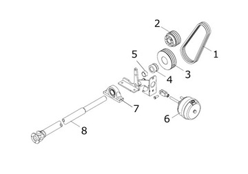 Скользящая втулка натяжителя Putzmeister M743D