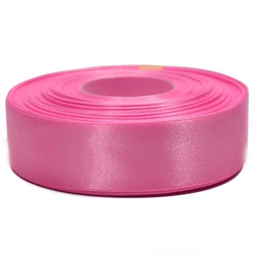 SZTYWNE tasiemki 25mm 27m A088 MOCNY RÓŻ