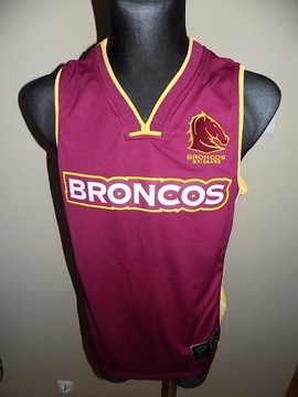 Мужская футболка для регби NRL Brisbane Broncos S новая