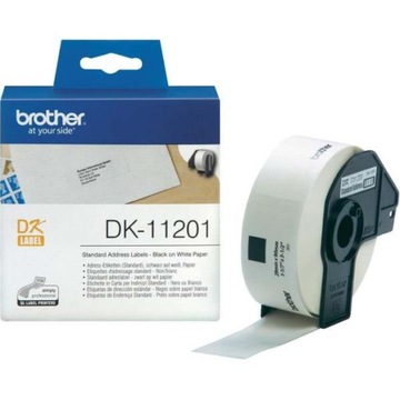 организационные ярлыки Brother DK-11201 29х90мм QL700 QL800