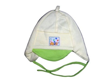 CZAPECZKA czapka #319-1 BAWEŁNA obwód głowy 41 cm
