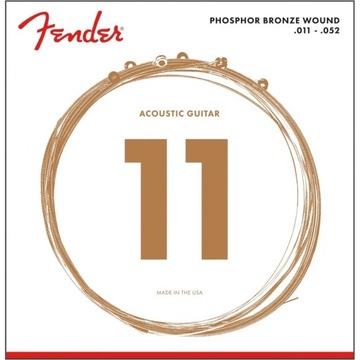 FENDER 60CL Phosphor Bronze struny do gitary akustycznej 11-52