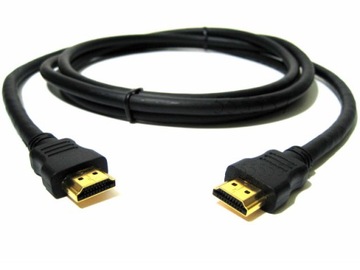 КАБЕЛЬ HDMI 1,8 М СОЕДИНЕННЫЙ, ПОЗОЛОЧЕННЫЕ РАЗЪЕМЫ