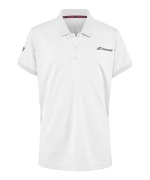 KOSZULKA BABOLAT CORE POLO BOY 18 WH 140 PROMO