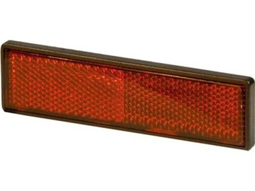 ПРЯМОУГОЛЬНЫЙ ОТРАЖАТЕЛЬ КРАСНЫЙ EU 122 X32,5MM