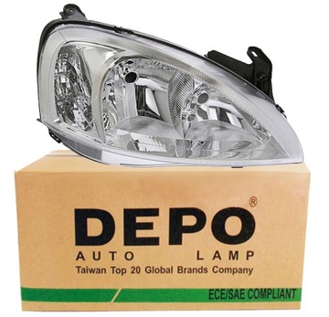 Opel Corsa C 02-04 lampa reflektor Prawa DEPO