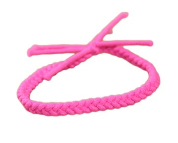 -MARGUT- Gumka przeplatanka warkocz fuksja