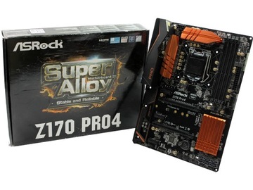 PŁYTA GŁÓWNA ASROCK Z170 PRO4 1151 DDR4 BOX