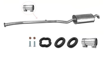 Tłumik końcowy BMW 318 TDS 1.7TD 003.024