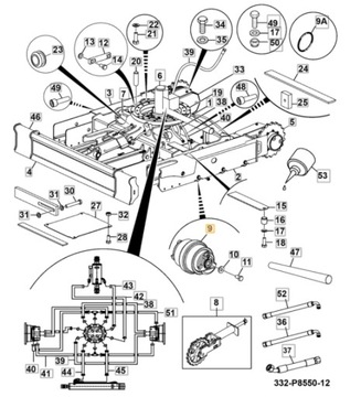 НИЖНИЙ РОЛИК JCB 1.5T MINI 801 332/V6055