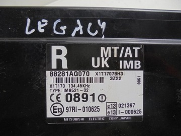 MODUL ŘÍZENÍ 88281AG070 SUBARU LEGACY IV