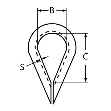 20 x Kausza Łezka Sercówka Chomątko do Lin NIERDZEWNA V4 8mm