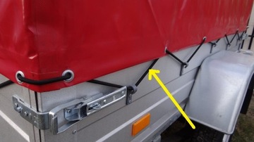 linka napinająca plandeki ekspandora napinacz fi 8