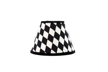 Klosz Abażur Stożek PCV Kratka 12x25x19 cm