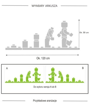 НАСТЕННАЯ НАКЛЕЙКА Lego People Evolution XL
