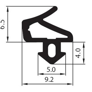 Уплотнитель оконный уплотнитель с-1251