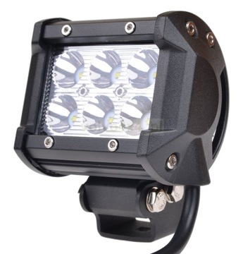 LAMPA HALOGEN MINI PANEL LED 18W 12/24V SPOT 4x4