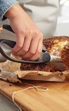 НОЖНИЦЫ КУХОННЫЕ НОЖНИЦЫ FISKARS ДЛЯ ПТИЦЫ, КУРИЦЫ, ПРОЧНЫЕ, ТВЕРДЫЕ, 25 см
