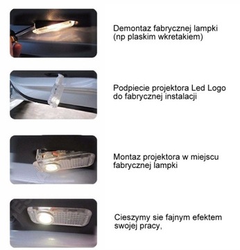 Светодиодные проекторы логотипа VW Passat B6 B7 Golf 5 6 7