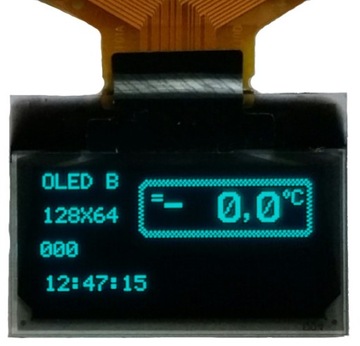 ART OLED 128x64 3V SSD1306 I2C SPI 0,96cala BLUE