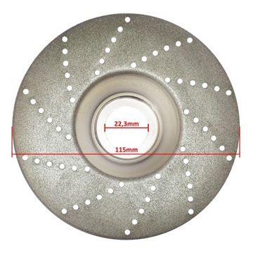 Алмазный шлифовальный диск 115мм, плитка, керамогранит.