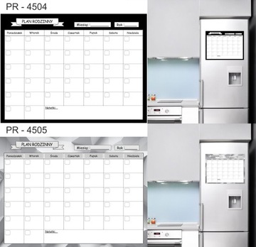 Магнитная доска-календарь-планировщик на холодильник.