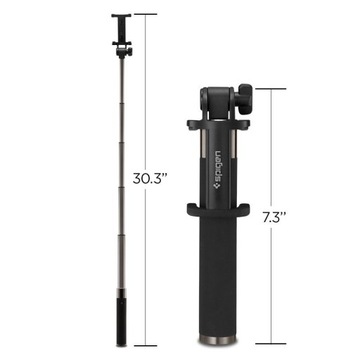 SPIGEN S530W UCHWYT SELFIE STICK CZARNY