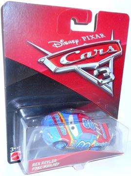 Rex Revler - Auta Cars Mattel Disney Piston Cup Złoty Tłok Gask-its #80