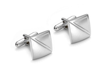 ЗАПОНКИ + КОРОБКА Мужской металлический зажим для рубашки s16