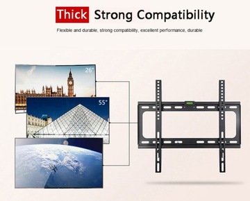 НАКЛОННОЕ КРЕПЛЕНИЕ ДЛЯ ТЕЛЕВИЗОРА 26–55 ДЮЙМОВ, ЖЕСТКОЕ