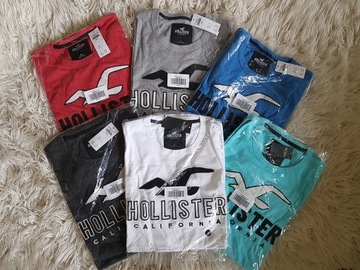 t-shirt Hollister Abercrombie koszulka L paski